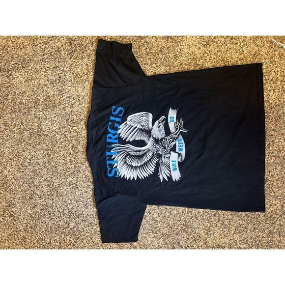 Vintage 1993 double-sided Sturgis bike week T-shirt Humor funny‎ - Picture 6 of 7